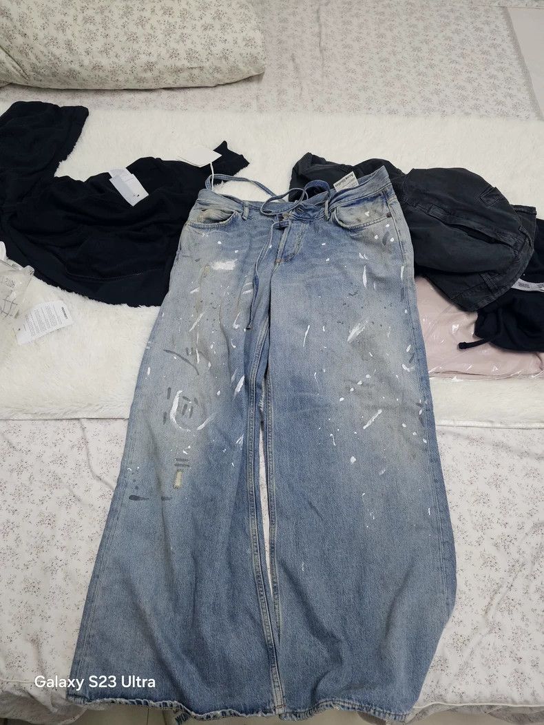 Acne Studios acne studiosHeavy duty zipper straight leg jeans 2503-Nexta Size US 40 / EU 56 - 1 Thumbnail