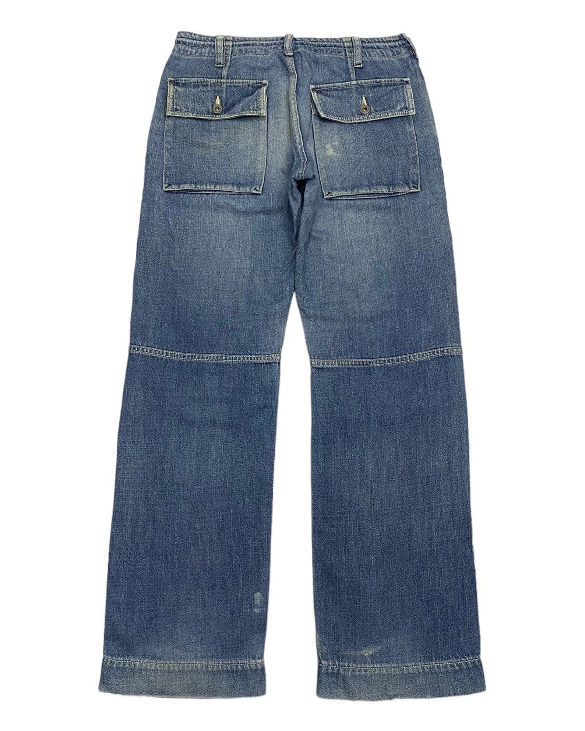 Helmut Lang BAGGY DENIM RAW-TEX UNITED ARROWS HELMUT LANG STYLE Size US 30 / EU 46 - 4 Thumbnail