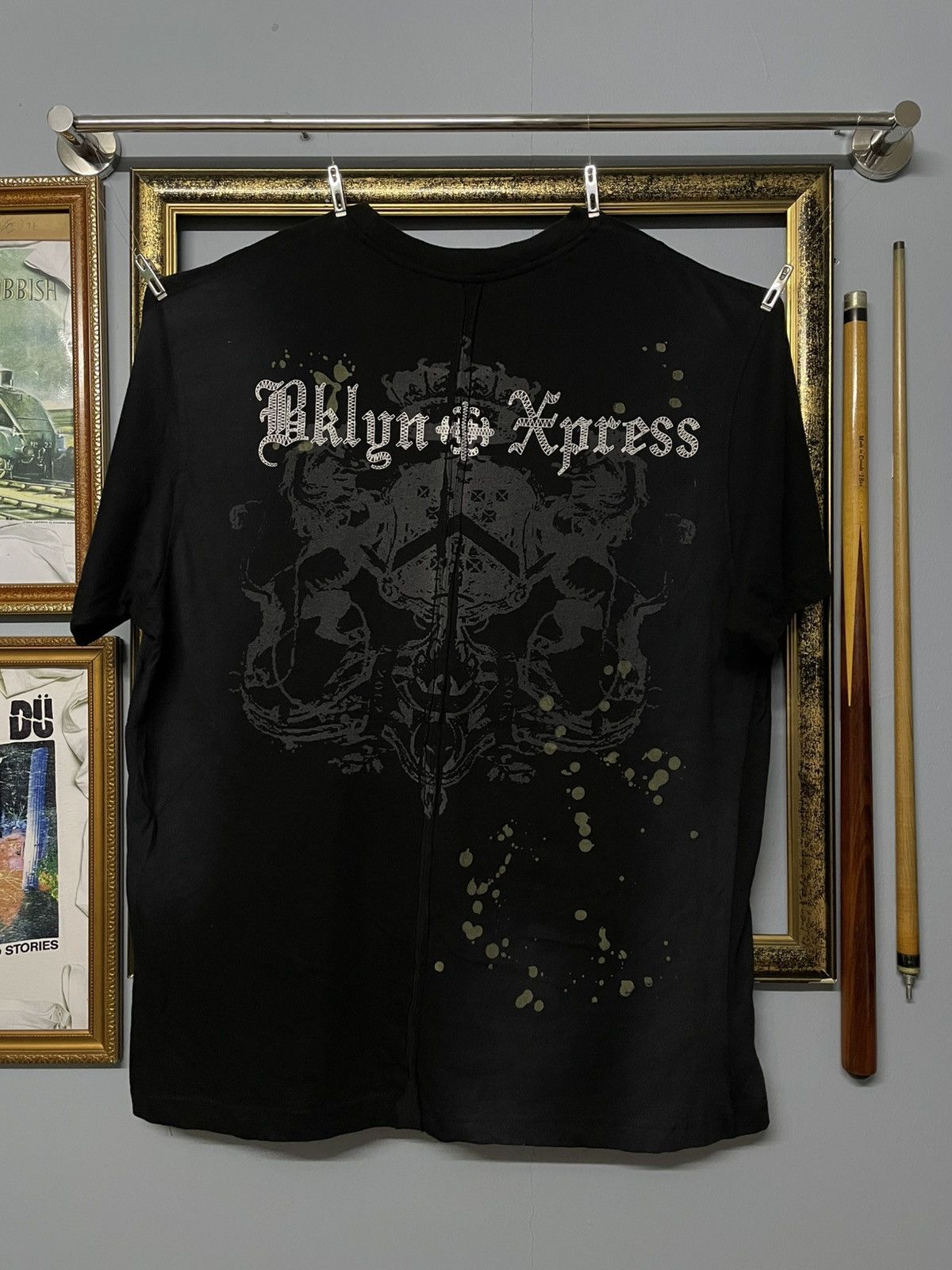Affliction Vintage Japan Designer Xpress Skull Big Head Faded Tee Size US XXL / EU 58 / 5 - 7 Thumbnail