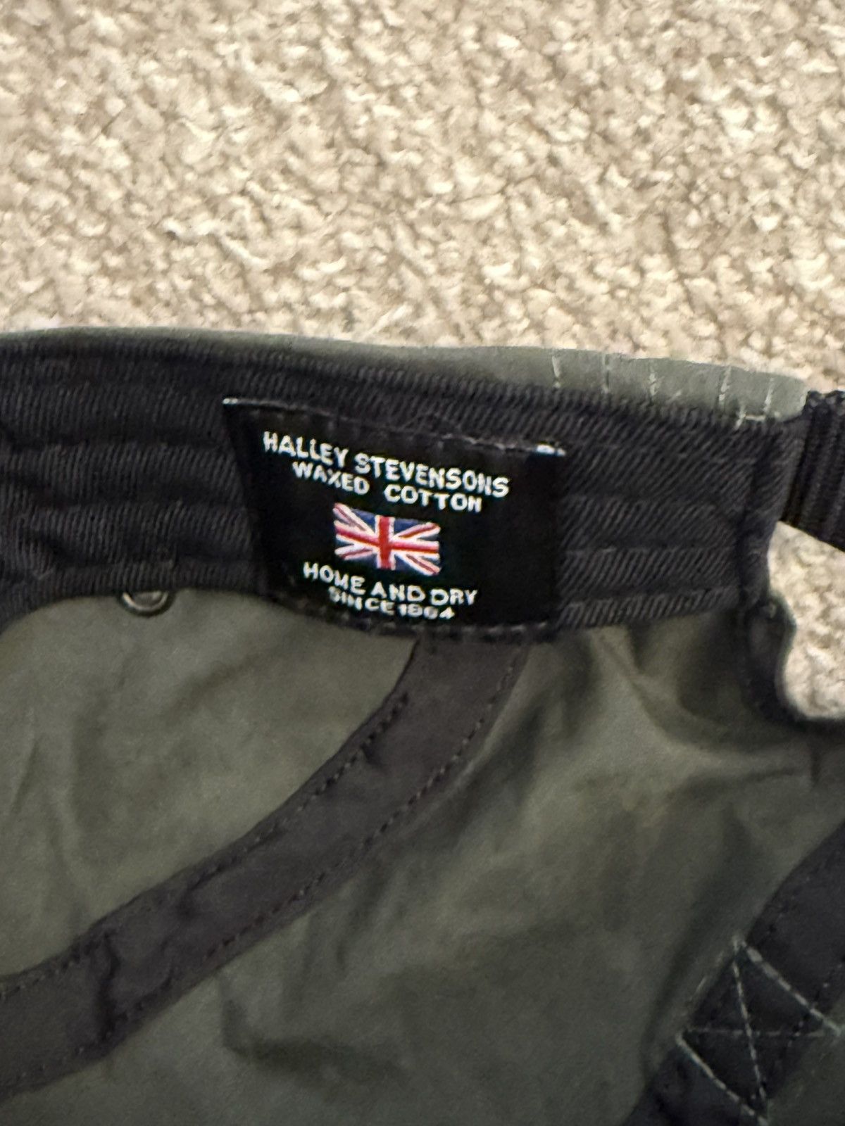 Supreme Waxed Cotton Camp Cap (Olive)