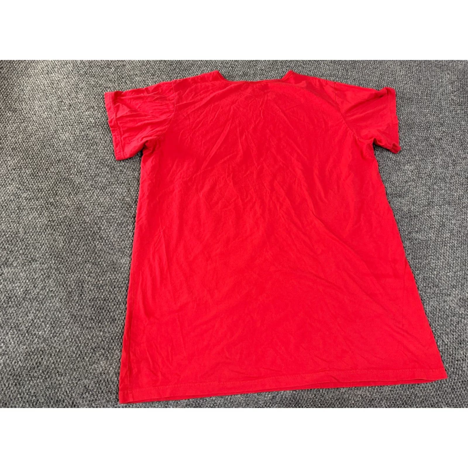 Vintage M&M's Nightgown Womens 1X Red Graphic Cartoon Sleep Shirt Lounge Pajama Top Knit Cotton Short Sleeve Camisole Style Lightweight Size XL / US 12-14 / IT 48-50 - 6 Thumbnail