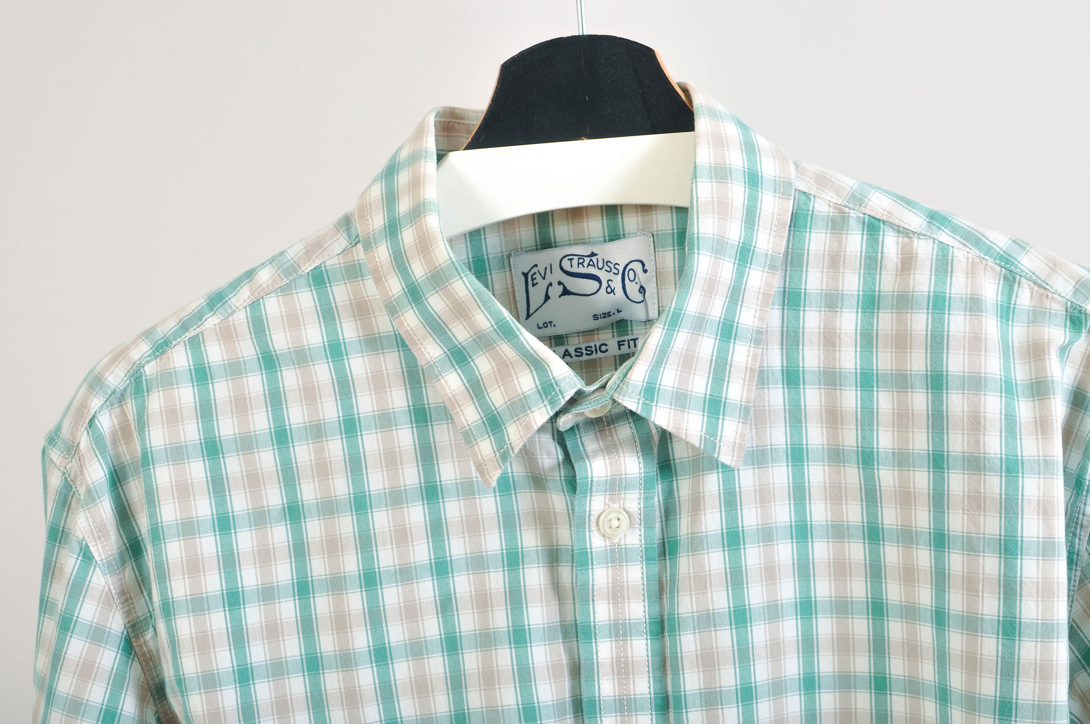 Levi's Vintage 90s Levi's check shirt Size US L / EU 52-54 / 3 - 2 Thumbnail