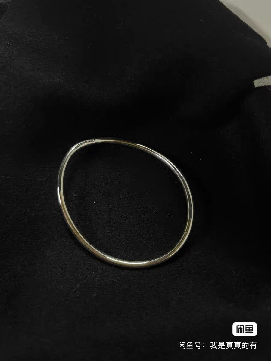 Ann Demeulemeester Ann Demeulemeester Silver Bracelet Bangle. Size ONE SIZE - 3 Thumbnail