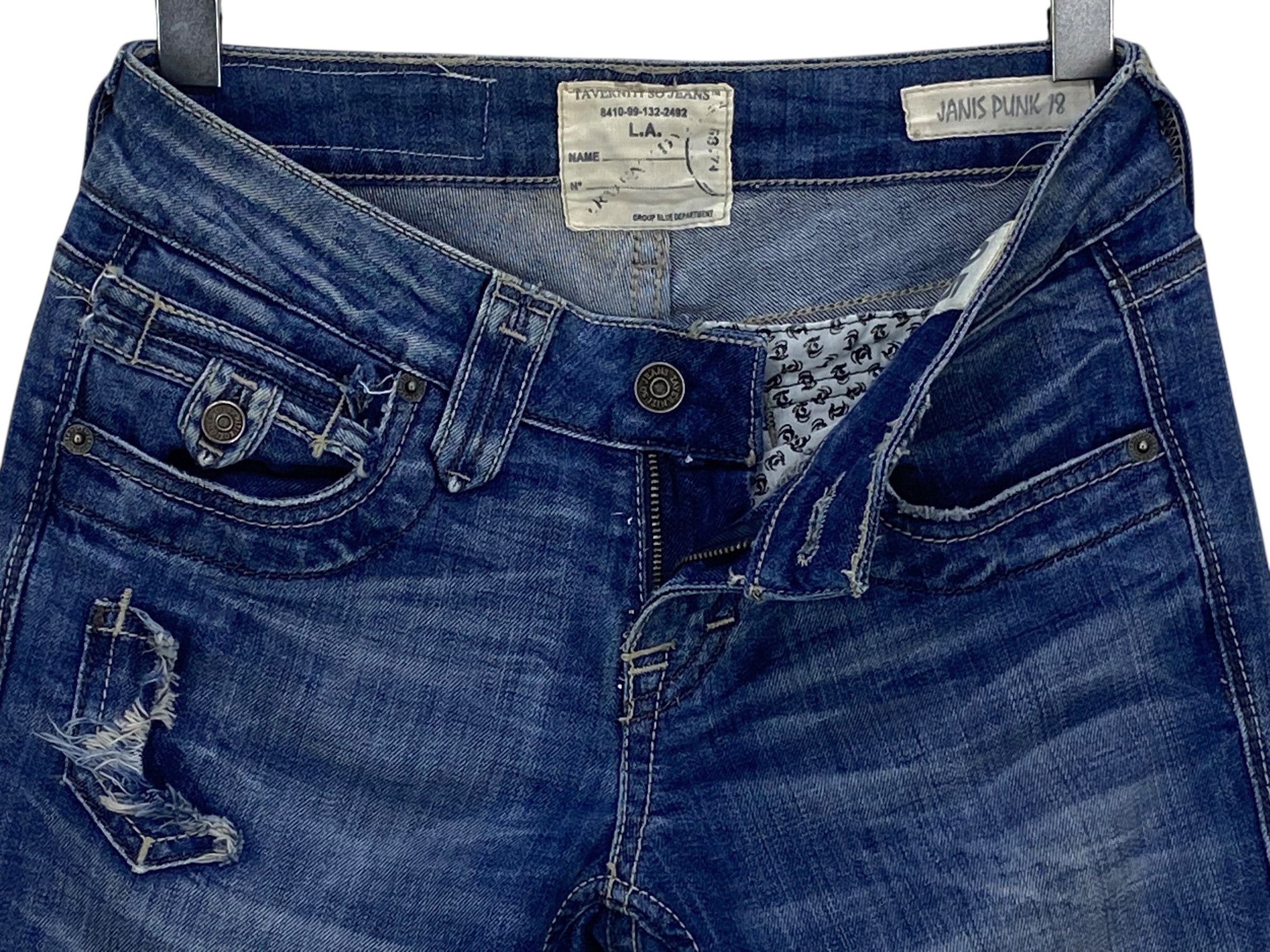 Designer Taverniti Jeans Denim by Jimmy Taverniti Flare Jeans Pants Size 25" / US 0 / IT 36 - 4 Thumbnail