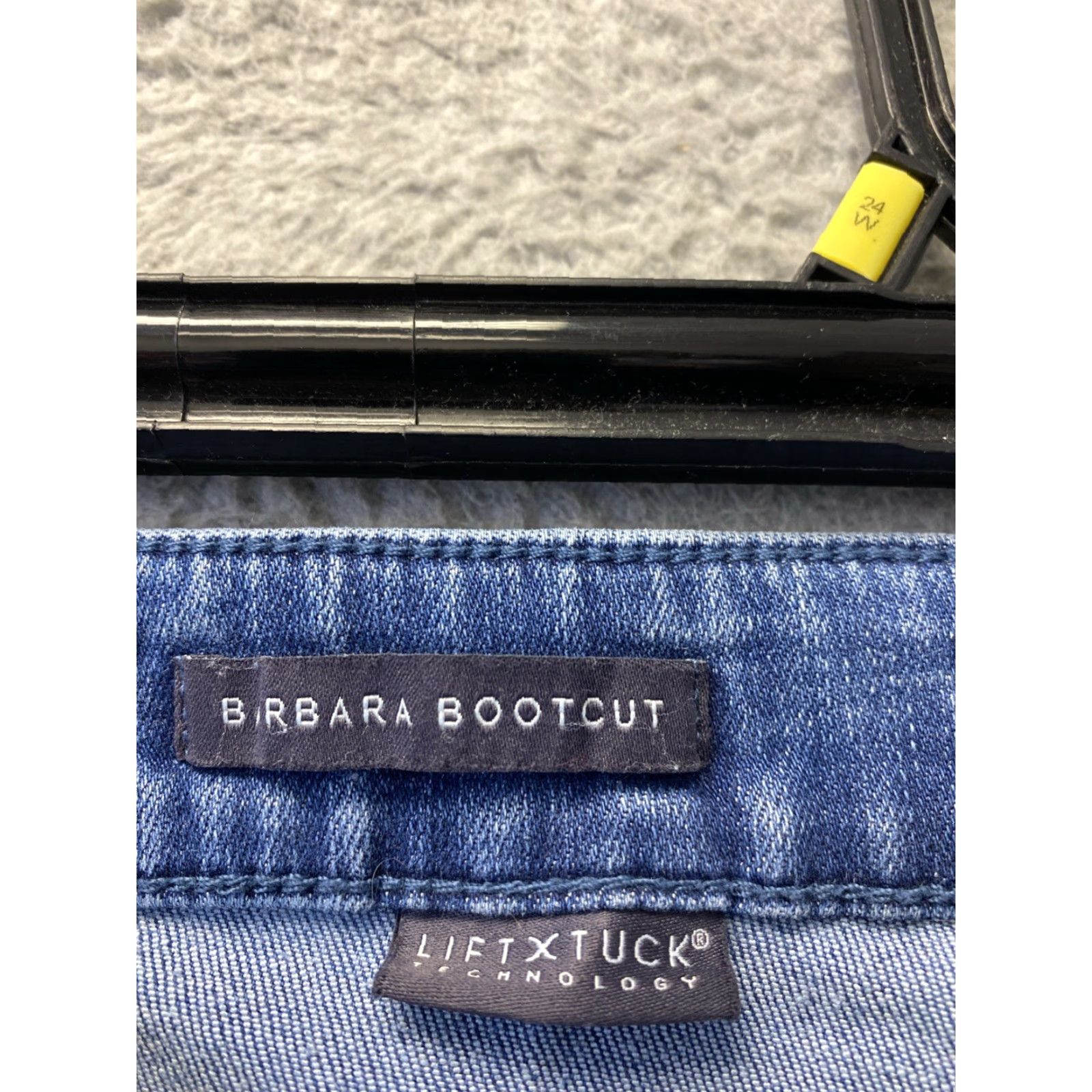 NYDJ NYDJ Jeans Barbara Boot Cut Straight 16 Plus Women Blue Denim Dark Wash Preppy 5-Pocket Zip Mid Rise Inseam 32 Default MPN 16623 Size 38" / US 16 / IT 52 - 5 Thumbnail