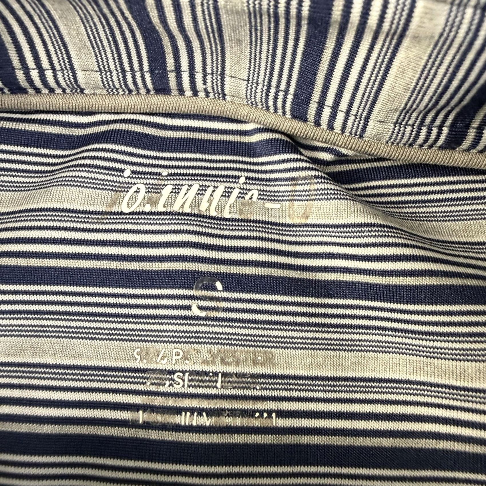 johnnie-O Johnnie-O Polo Shirt Mens S Blue Stripe Golf Performance Stretch Logo Size US S / EU 44-46 / 1 - 6 Thumbnail