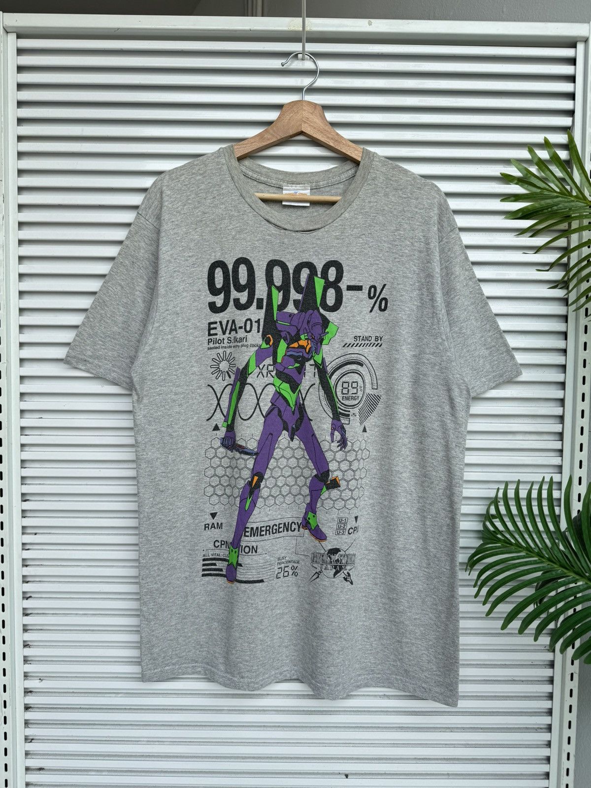 Cartoon Network Vintage Evangelion EVA-01 / Akira Sailormoon Berzerk Anime Size US XL / EU 56 / 4 - 1 Thumbnail