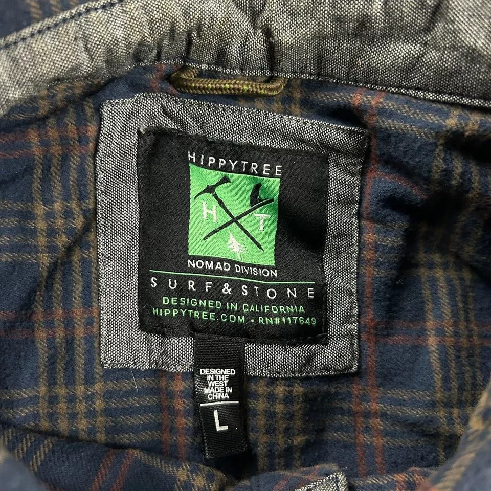 HippyTree Hippytree Flannel Shirt Men Large Plaid Surf & Stone Nomad Size US L / EU 52-54 / 3 - 3 Thumbnail