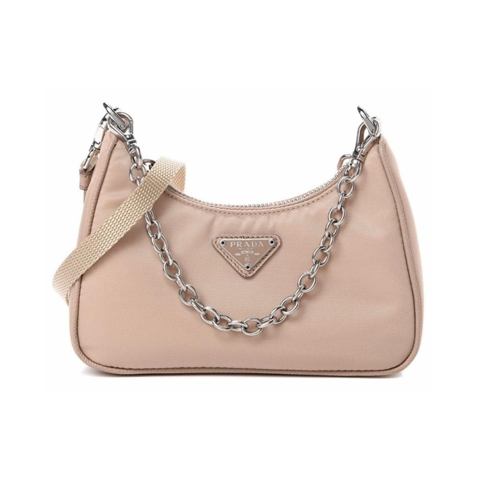 Prada PRADA logo appliqued re-edition nylon mini bag Size ONE SIZE - 1 Thumbnail
