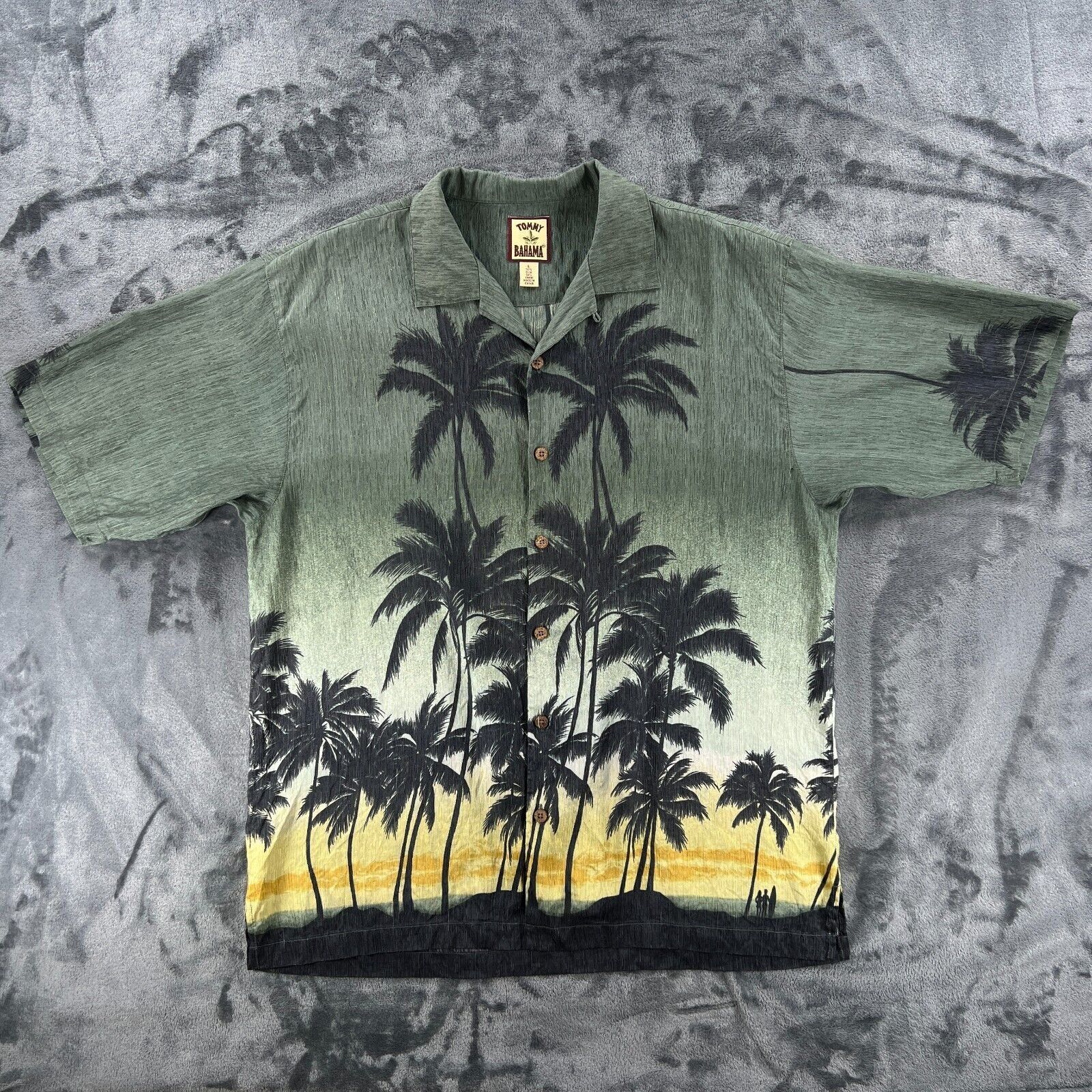 Tommy Bahama Tommy Bahama Men L Silk Linen Palm Trees Beach Summer Night Size US L / EU 52-54 / 3 - 1 Thumbnail