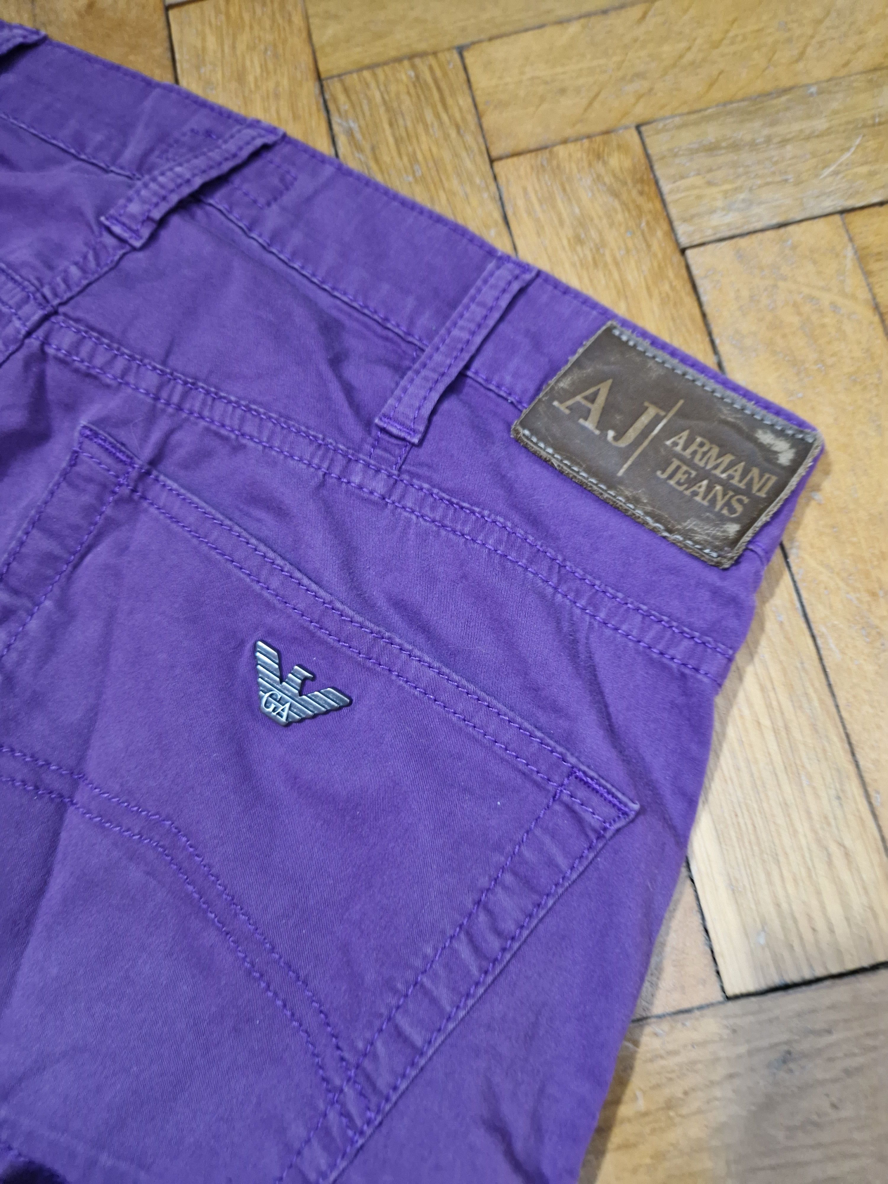 Armani Armani vintage purple pants Size 26" / US 2 / IT 38 - 6 Thumbnail