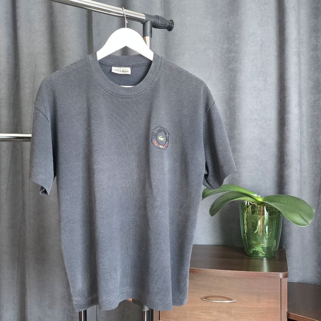 Lacoste RARE Vintage 80s Chemise Lacoste Made in France Knit Shirt Size US L / EU 52-54 / 3 - 2 Thumbnail