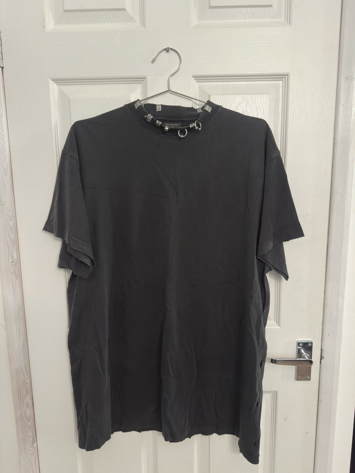 Balenciaga Balenciaga Pierced T-Shirt | Grailed