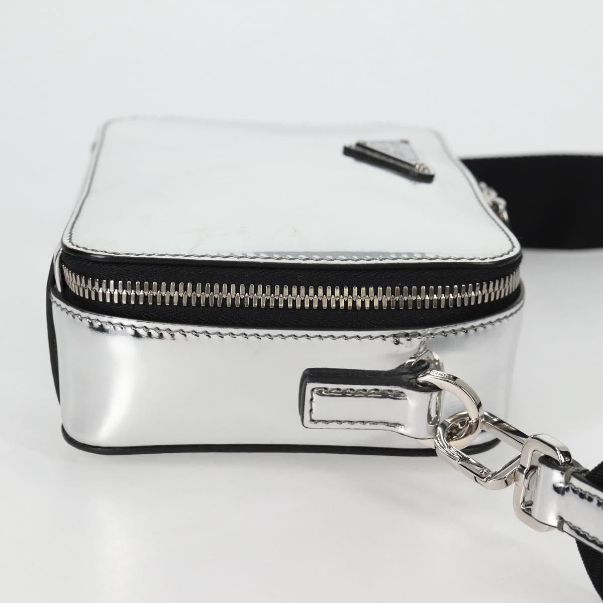Prada PRADA Shoulder Bag Leather Silver 2vh070 2vh070 Size ONE SIZE - 5 Thumbnail