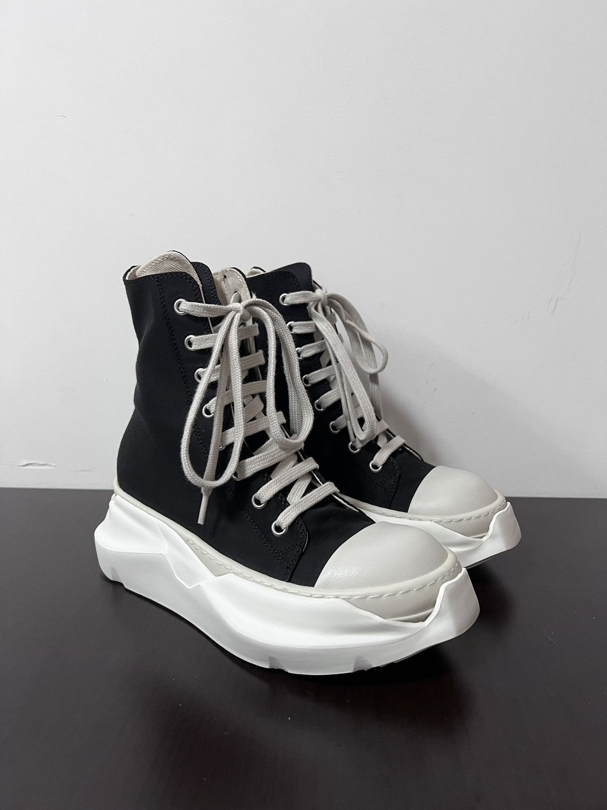 Rick Owens Drkshdw RICK OWENS DRKSHDW ABSTRACT RAMONES HIGH TOP SNEAKERS SZ35 Size US 5 / IT 35 - 5 Thumbnail