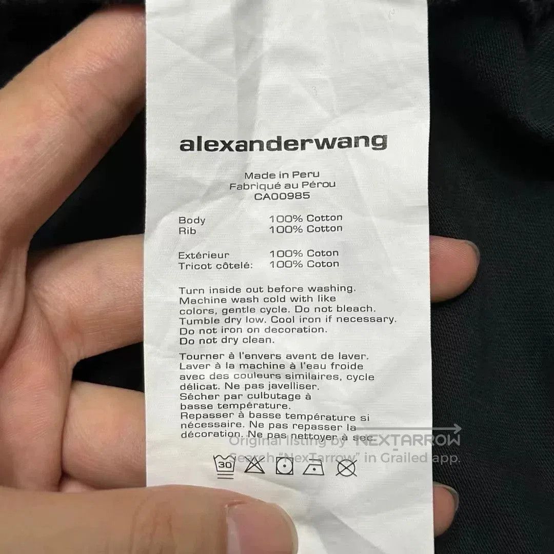 Alexander Wang alexander wang long sleeve black shirt. Size US XS / EU 42 / 0 - 2 Thumbnail
