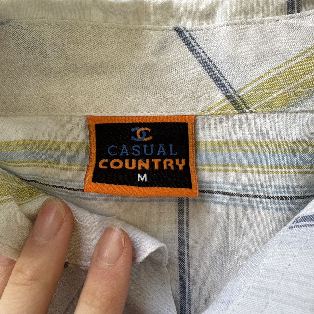 Other Vintage Casual Country Cotton Blend Plaid Shirt Size US M / EU 48-50 / 2 - 5 Thumbnail