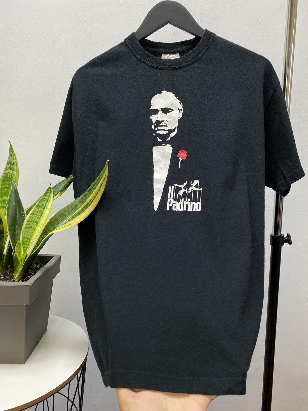 Vintage The Godfather Sicilia il Padrino Sona ia Movie T Shirt Size US XL / EU 56 / 4 - 7 Thumbnail