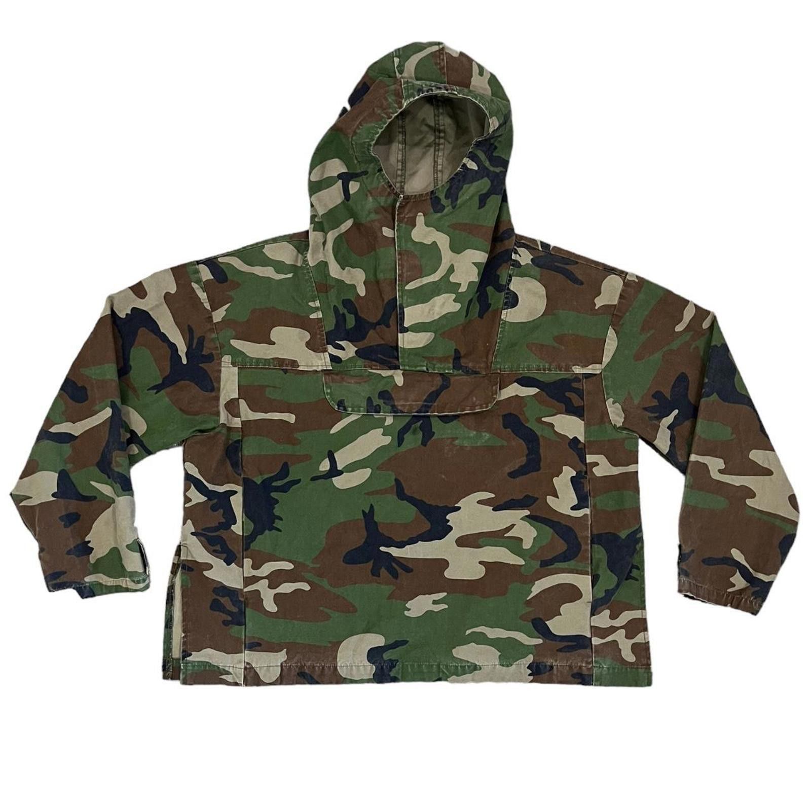 Fear of God Fear of God Collection One Essentials Camo Anorak Pullover Size US M / EU 48-50 / 2 - 1 Thumbnail
