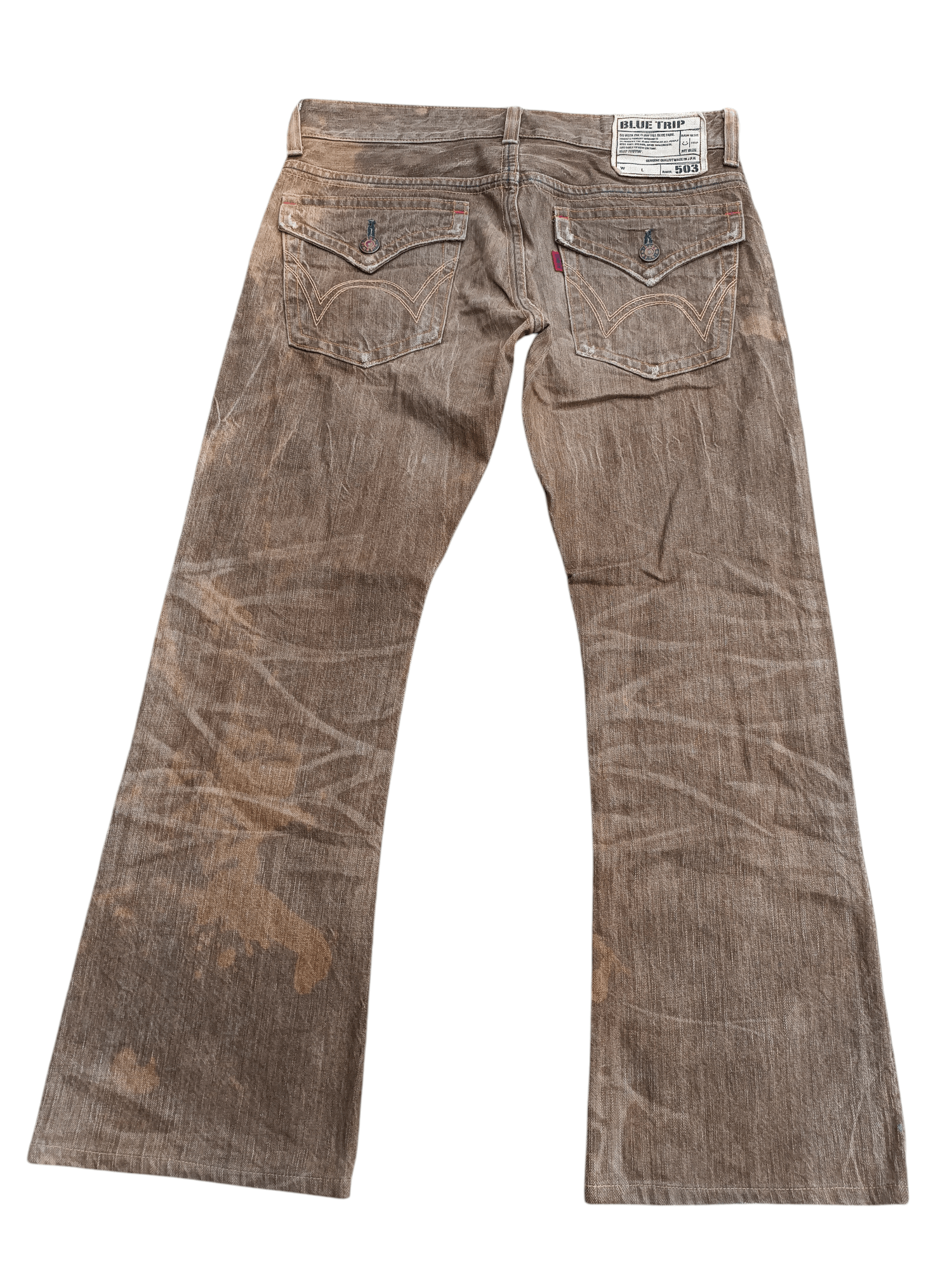 Hysteric Glamour × If Six Was Nine × Tornado Mart FLARED 90s Style ⚡️ Edwin 503 Flare BlueTrip Faded Jean Size US 34 / EU 50 - 5 Thumbnail