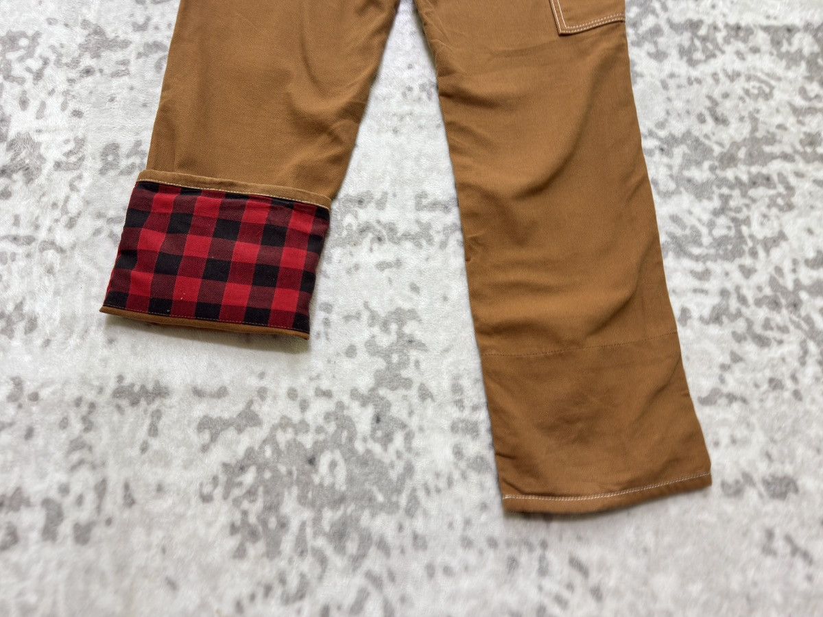 Vintage Vintage Smith’s Carpenter Brown Plaid Lined Workwear Fit Size US 31 - 13 Thumbnail