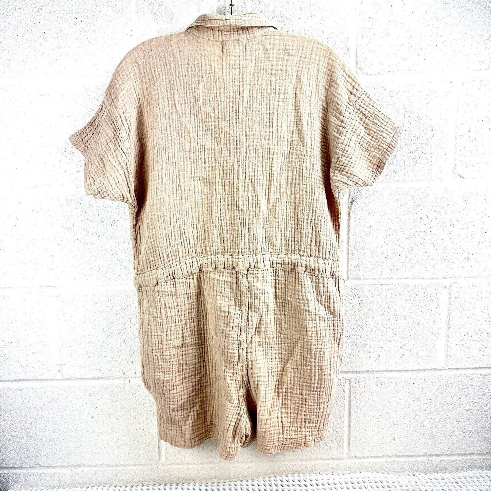 Other Honest Cotton Softshell One Piece Short Romper One Size Tan Size 32" / US 10 / IT 46 - 5 Thumbnail