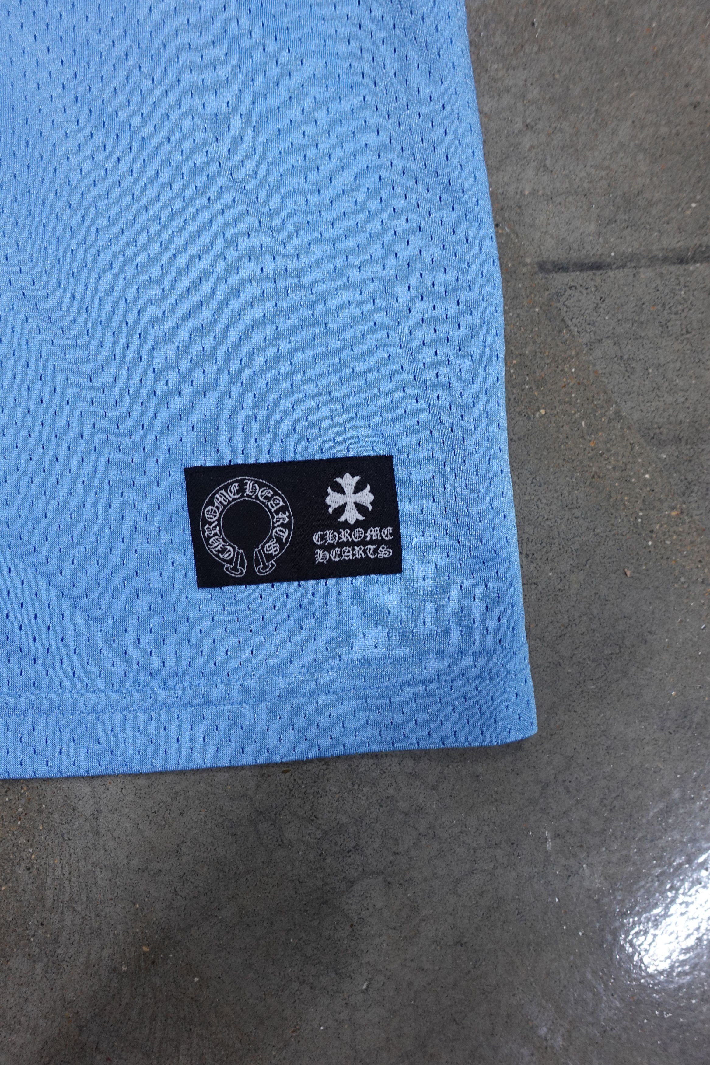 Chrome Hearts CHROME HEARTS MESH JERSEY SHORT SLEEVE BLUE Size US M / EU 48-50 / 2 - 4 Thumbnail