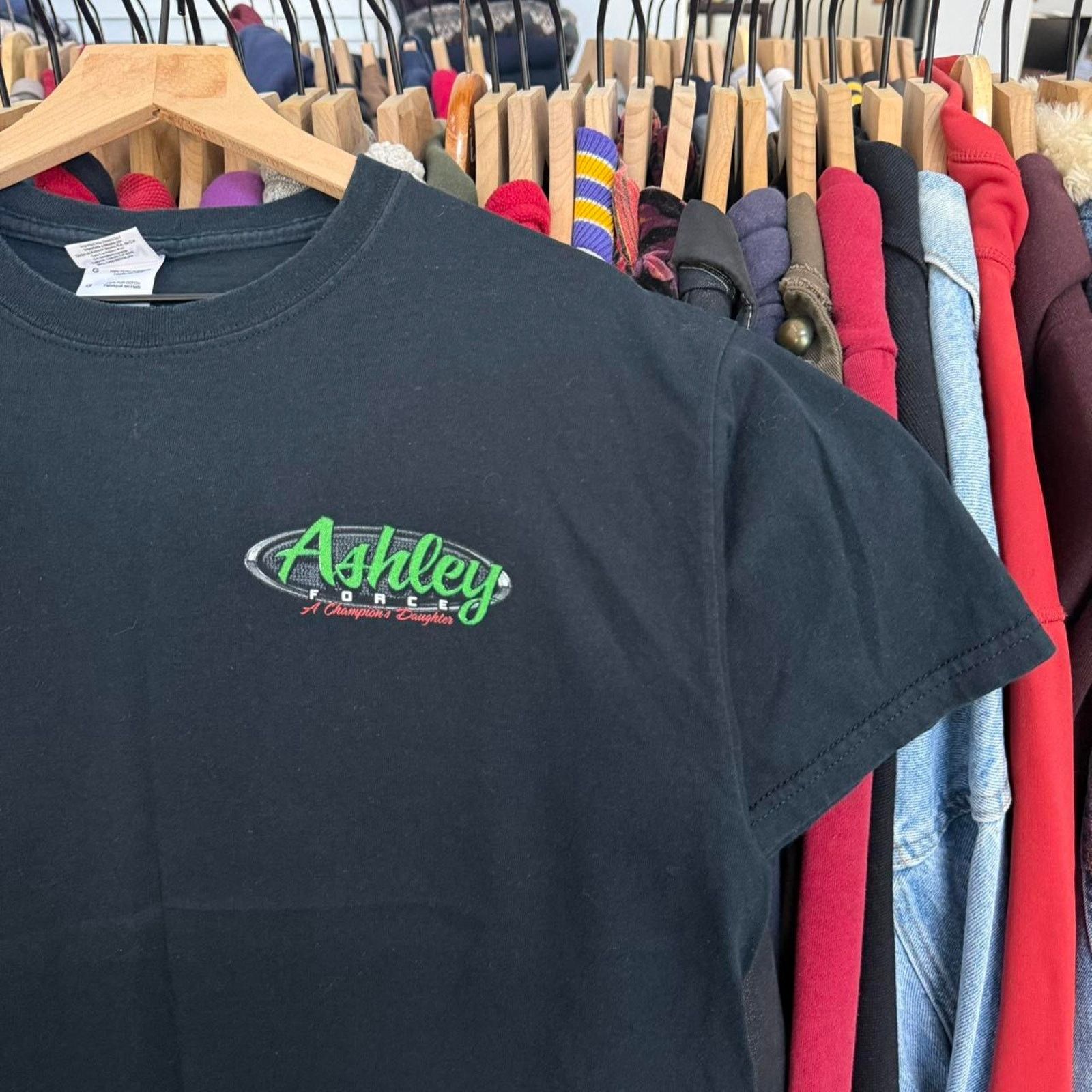 Other Vintage Y2K Ashley Force Racing Tee Black Size US L / EU 52-54 / 3 - 6 Thumbnail