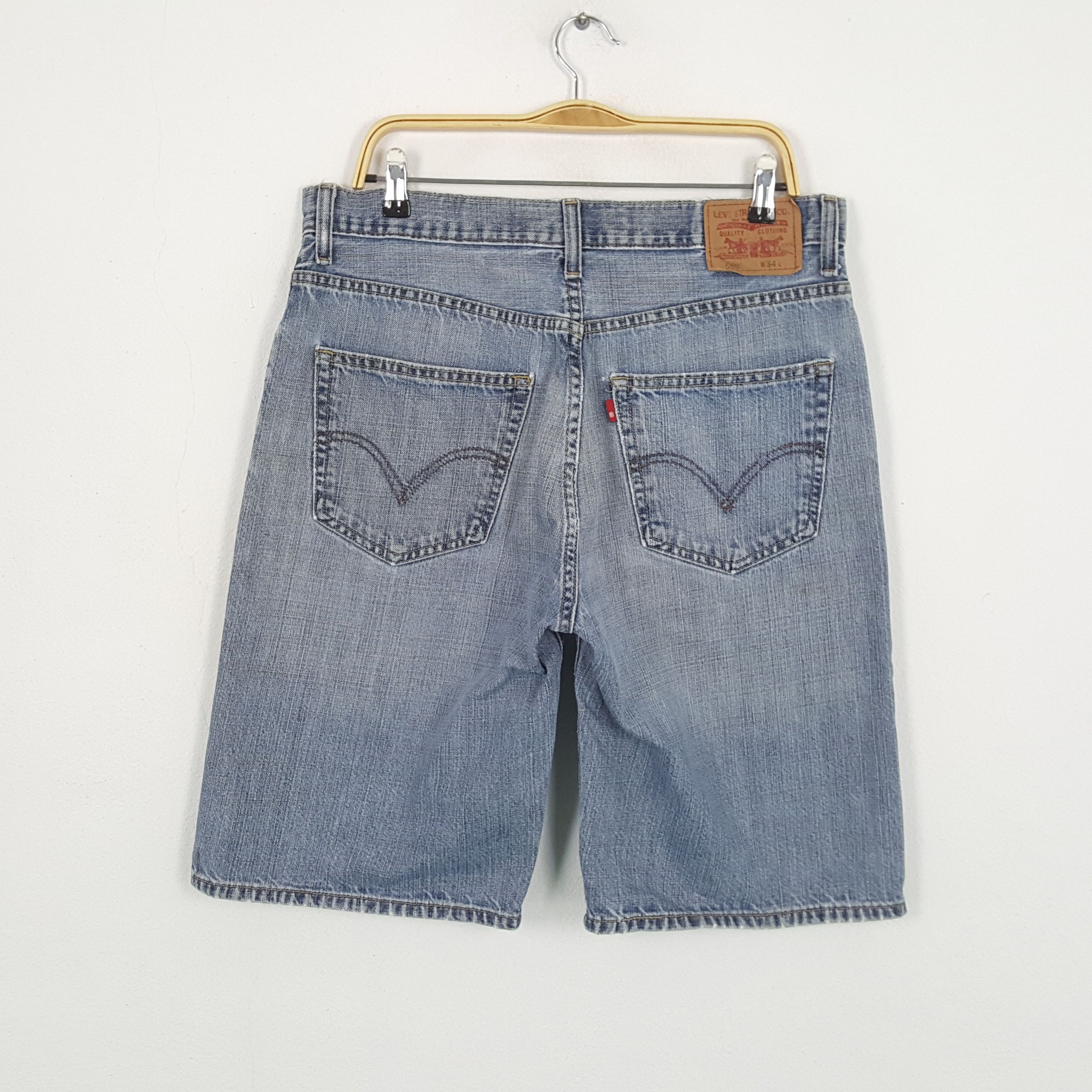 Levi's × Vintage Vintage LEVI'S American Style Distressed Shorts Jeans Size US 34 / EU 50 - 3 Thumbnail