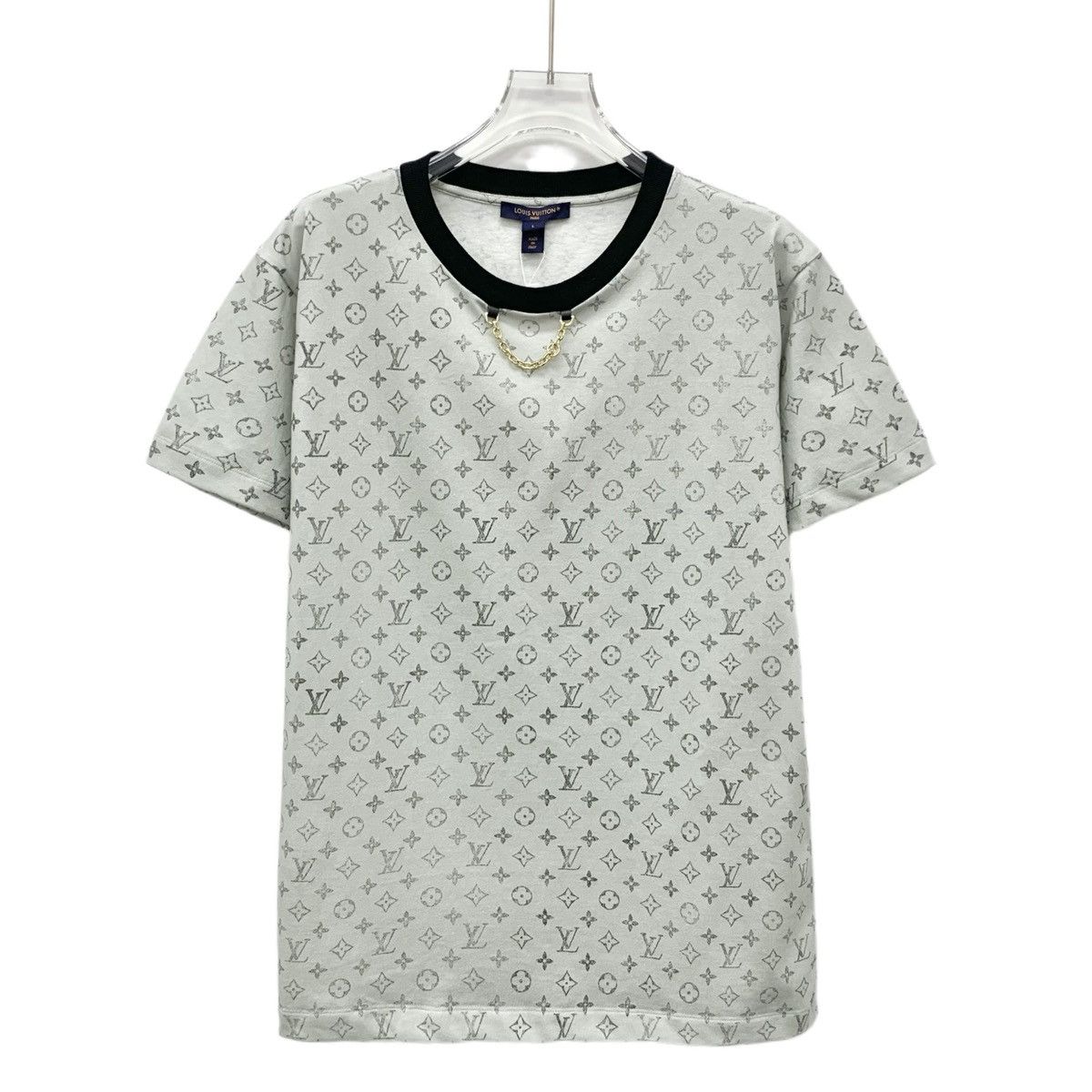 Louis Vuitton Louis Vuitton All Over Monogram Logo Short Sleeve K26WX Size L / US 10 / IT 46 - 1 Thumbnail