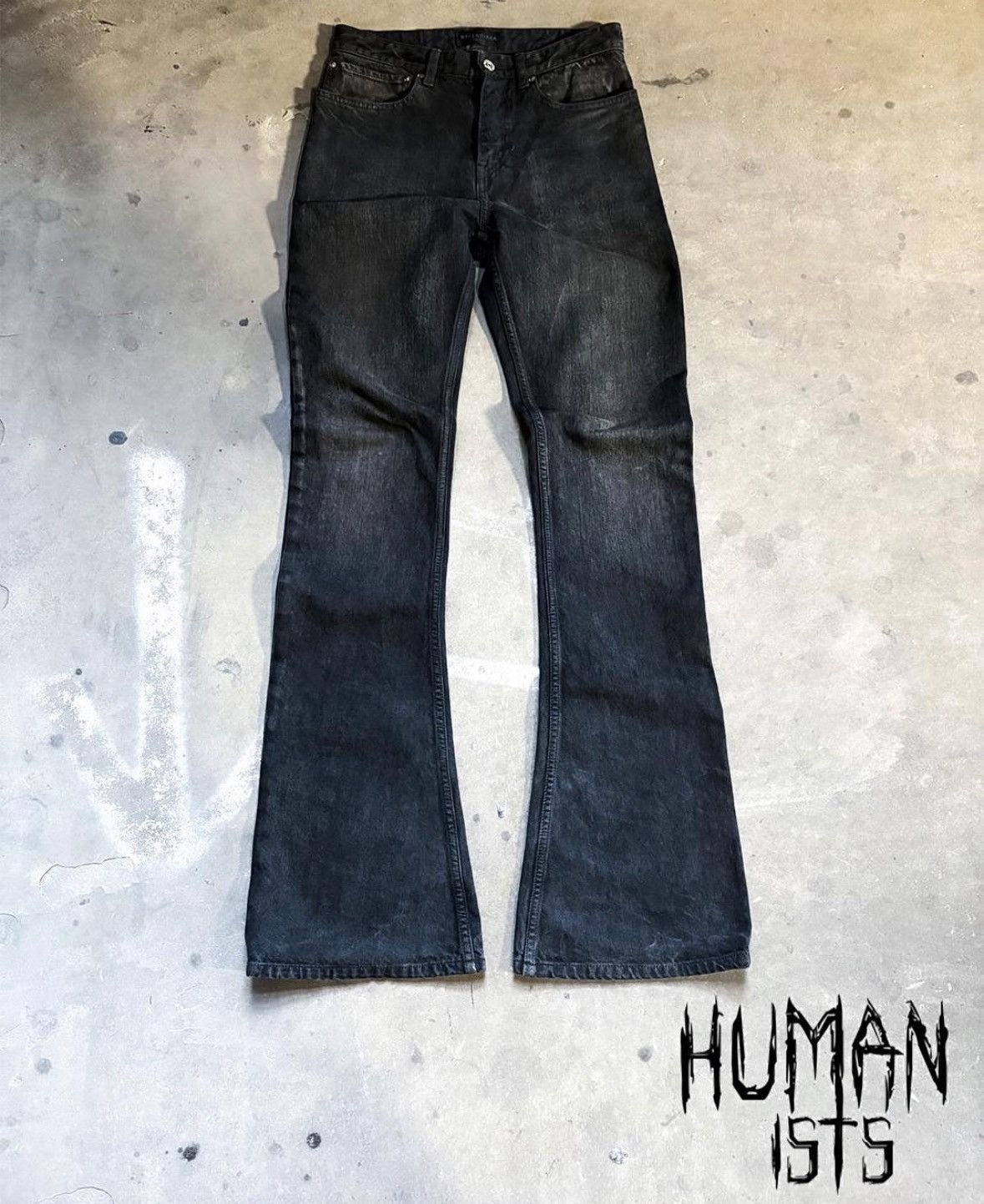 Balenciaga S/S22 GREY/BROWN BOOTCUT DENIM Size US 32 / EU 48 - 1 Thumbnail