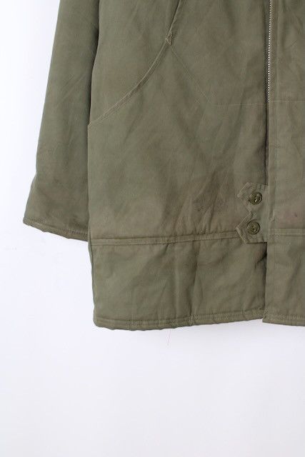 Other VINTAGE 1970S HEAVY QUILTED CANVAS PARKA GREEN Size US L / EU 52-54 / 3 - 3 Thumbnail