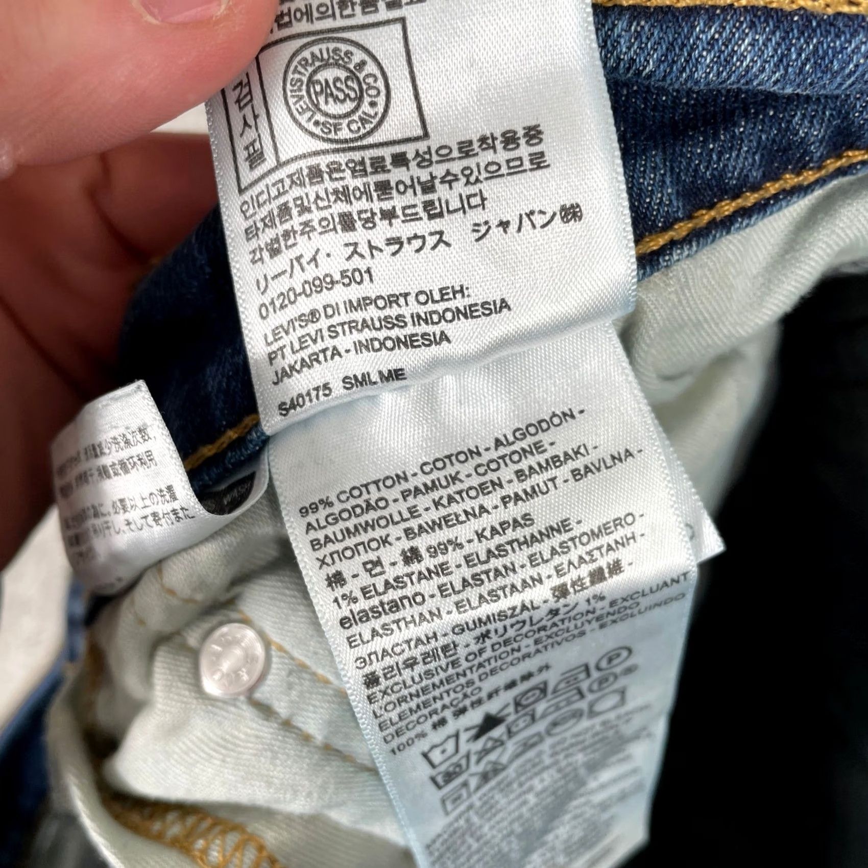 Levi's Levi'S 505 Jeans Mens Blue Denim Straight Leg - Pre-Owned - Medium Size US 38 / EU 54 - 5 Thumbnail