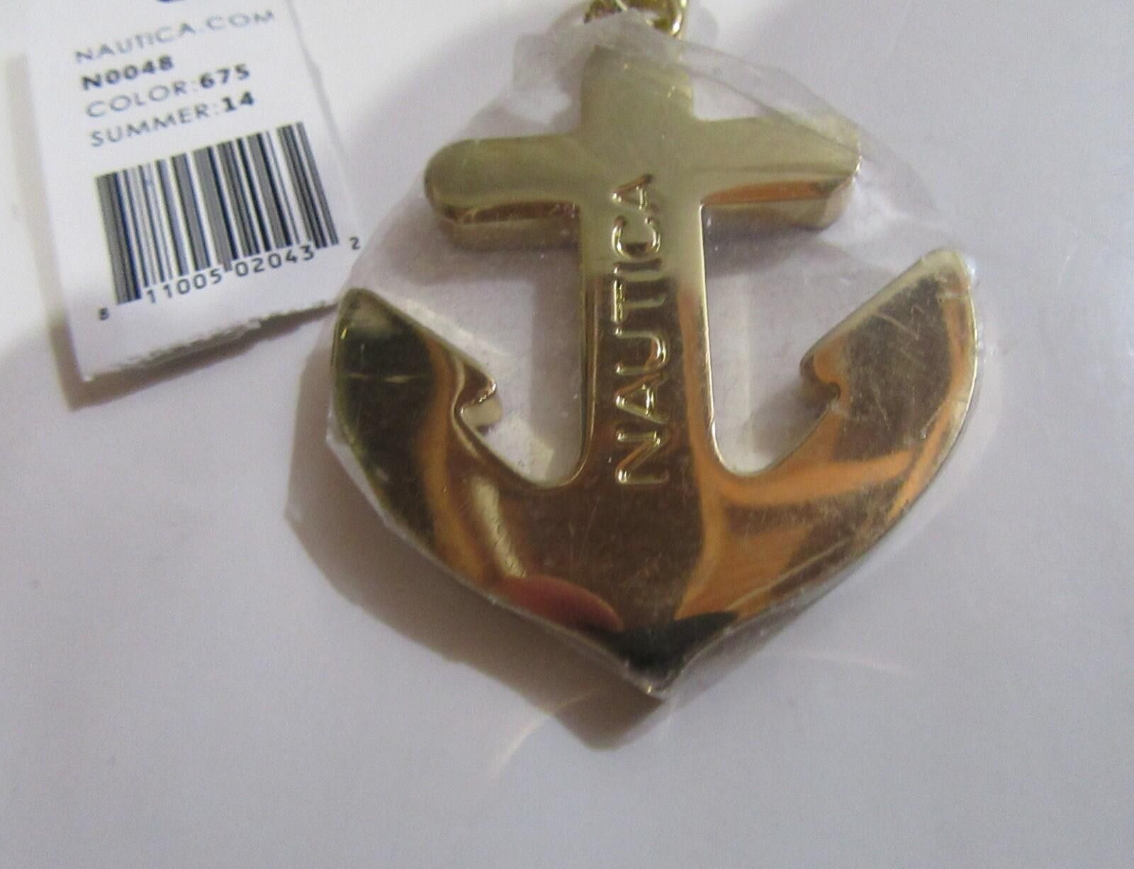 Other Nautica Anchor Keychain Key Ring FOB Red 2014 NWT Size ONE SIZE - 3 Thumbnail