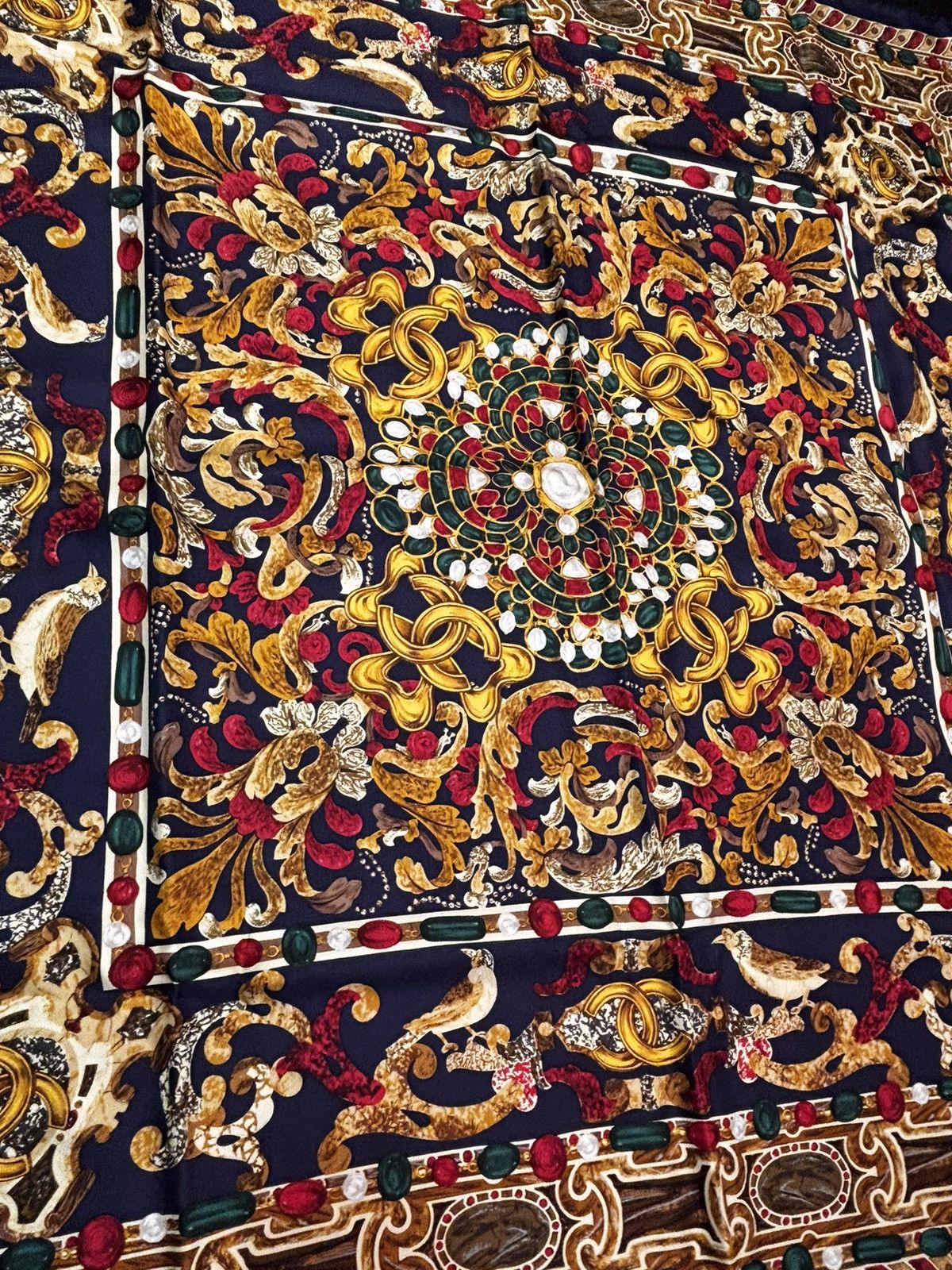 Chanel × Vintage Chanel Silk Scarves Vintage 100% Silk Made in Italy Size ONE SIZE - 11 Thumbnail