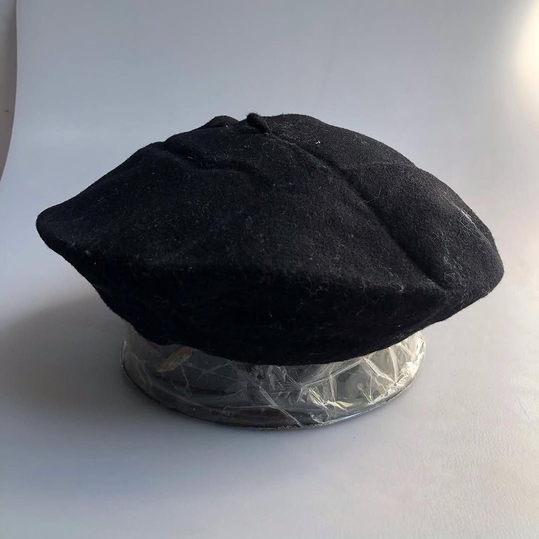 Designer × Vintage French beret hat Etcheq black stussy kangol like stussy Size ONE SIZE - 8 Thumbnail
