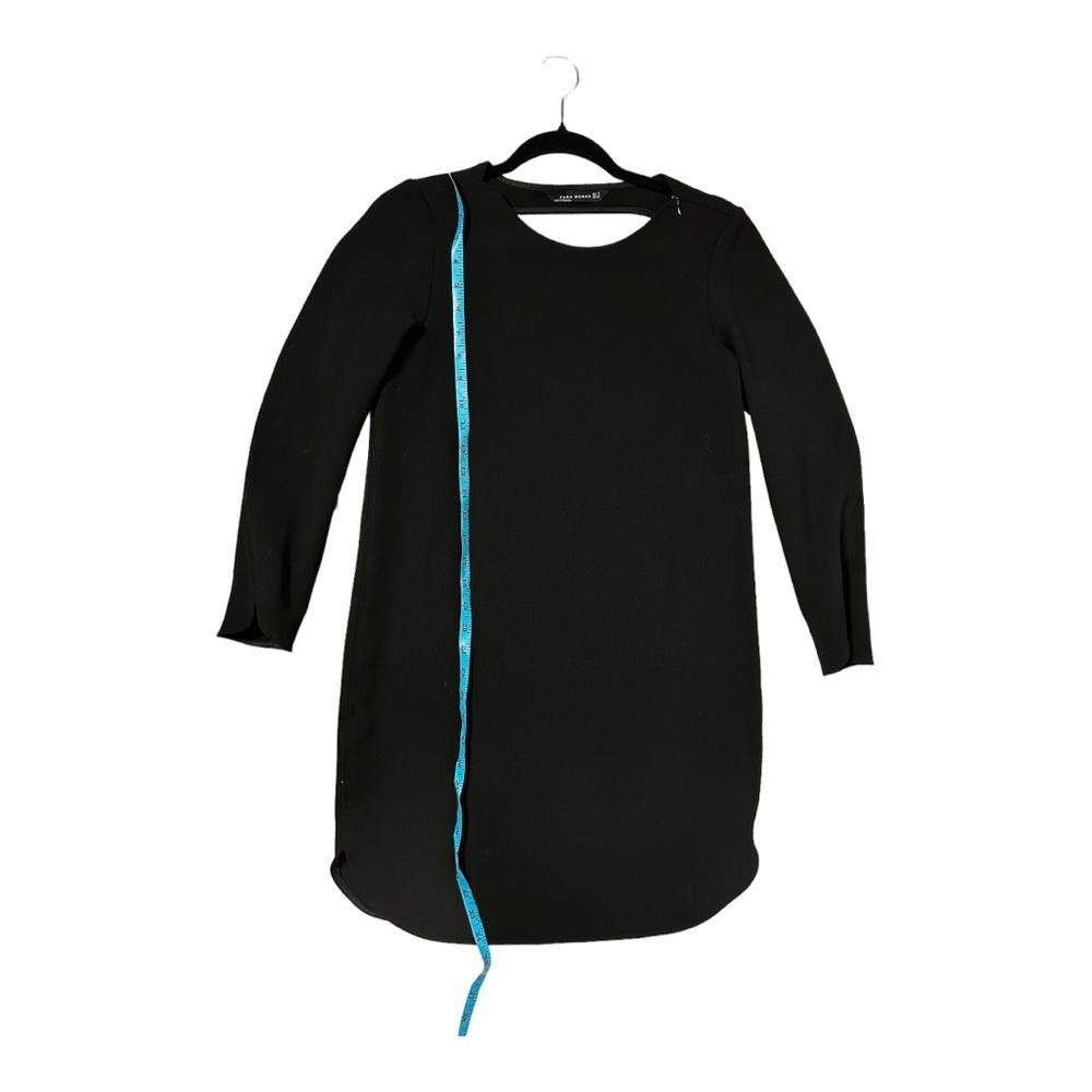 Zara Zara l Black Open Back Shift Dress Small Size S / US 4 / IT 40 - 5 Thumbnail