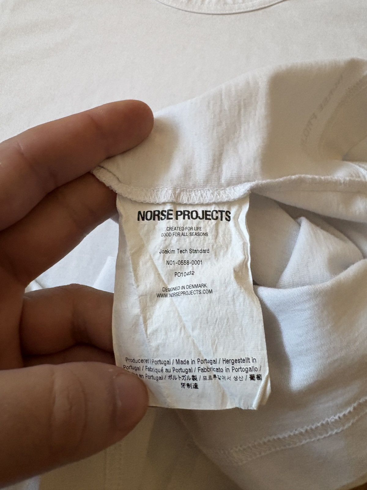 Norse Projects Norse Projects White Tee Size US XL / EU 56 / 4 - 5 Thumbnail
