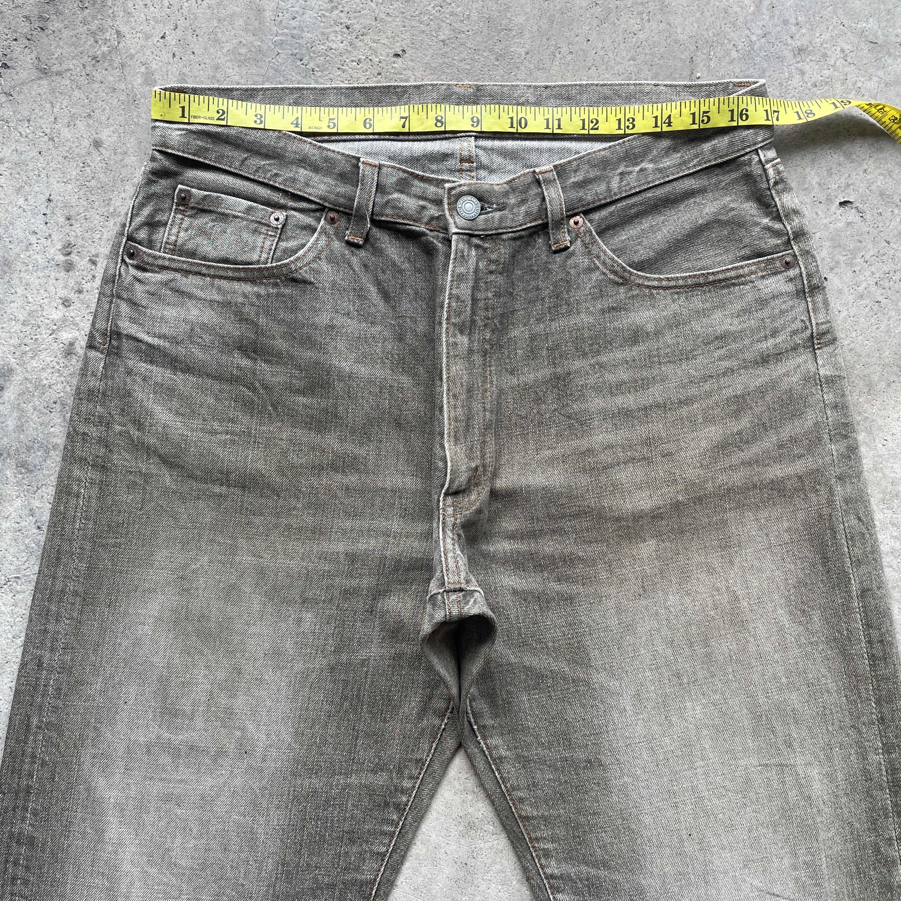 Japanese Brand Japan Vintage Jeans Baggy Greyish Browns Faded Denim Pants Size US 34 / EU 50 - 5 Thumbnail