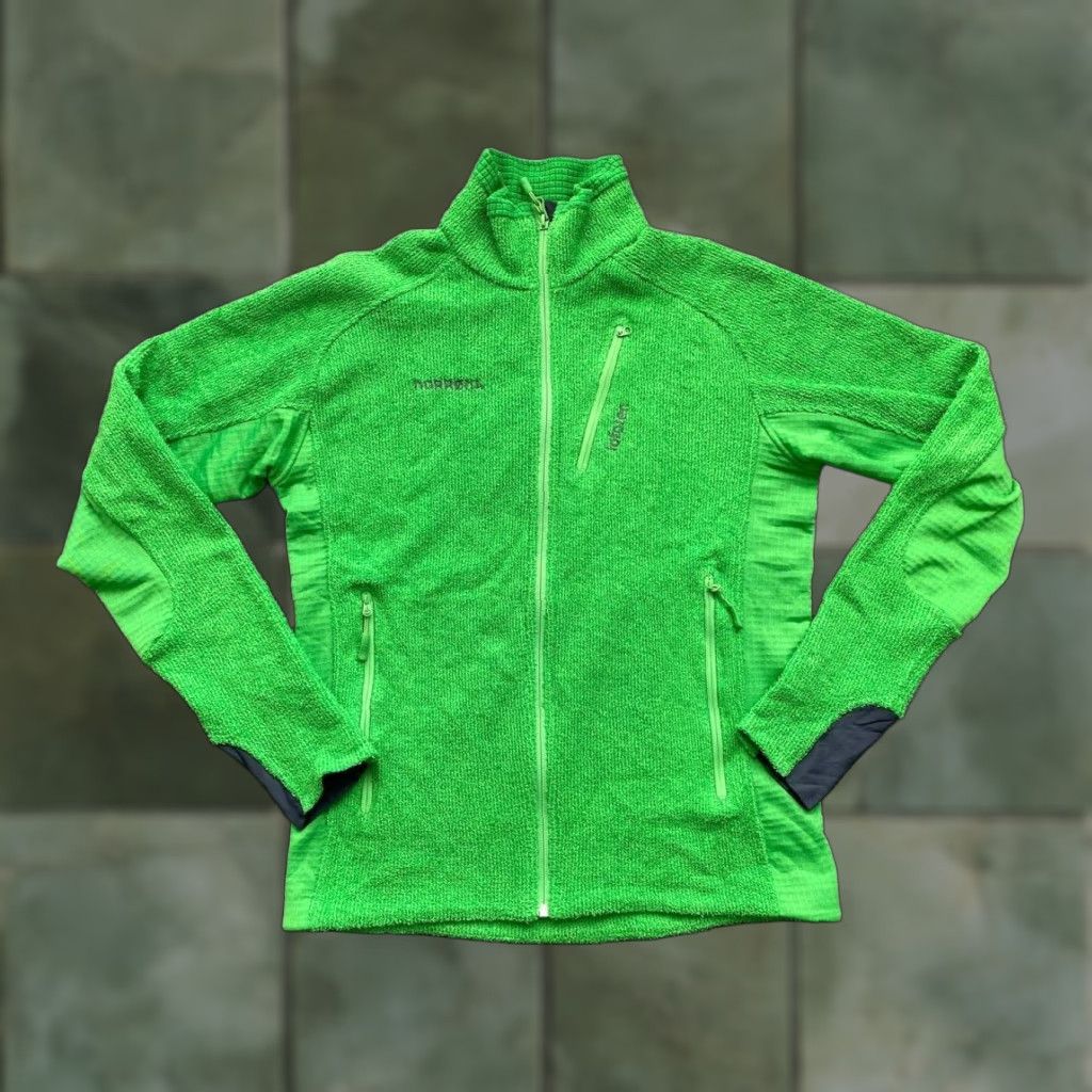 Vintage NORRONA LOFOTEN MIDLAYER FLEECE JACKET WOMEN'S SIZE M GREEN FULL ZIP LADYS Size M / US 6-8 / IT 42-44 - 1 Thumbnail