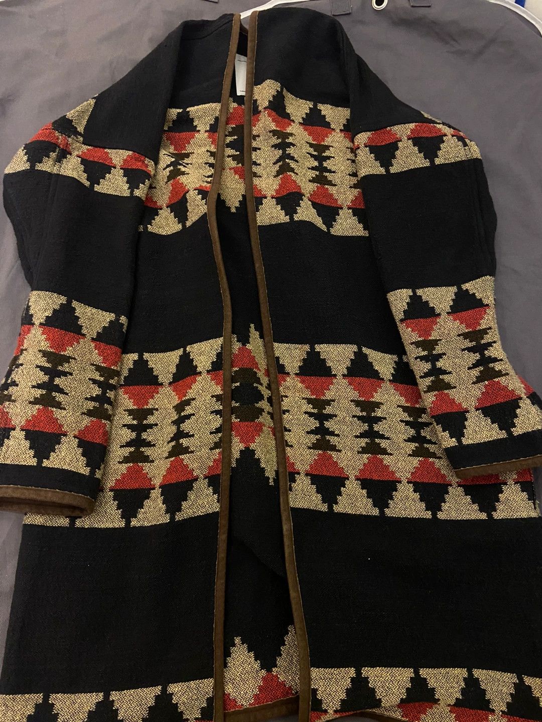 Visvim visvim sanjuro blanket style robe Size US M / EU 48-50 / 2 - 1 Thumbnail