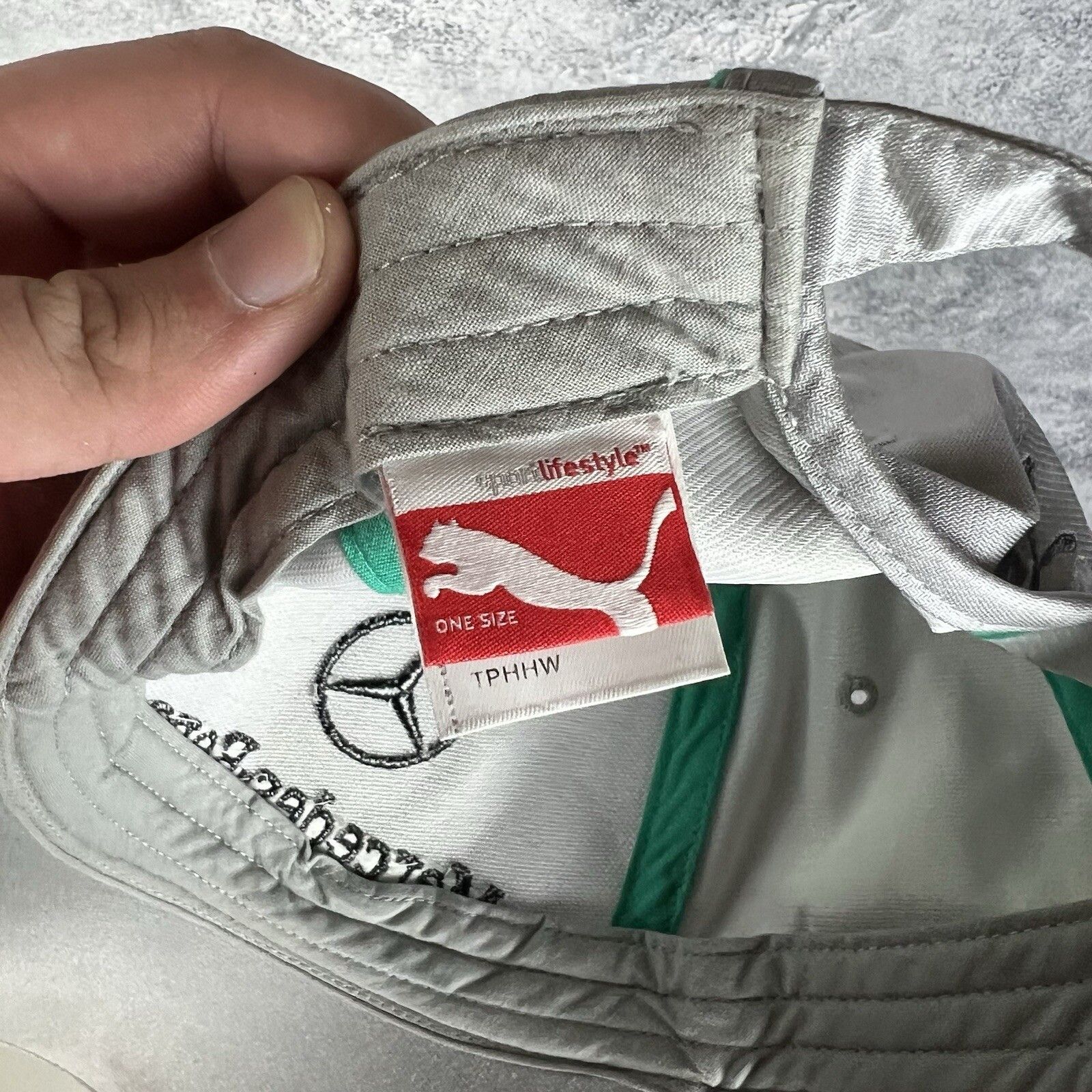 Mercedes-Benz Puma Mercedes Benz Lewis Hamilton Cap Men's Gray One Size ` Size ONE SIZE - 15 Thumbnail