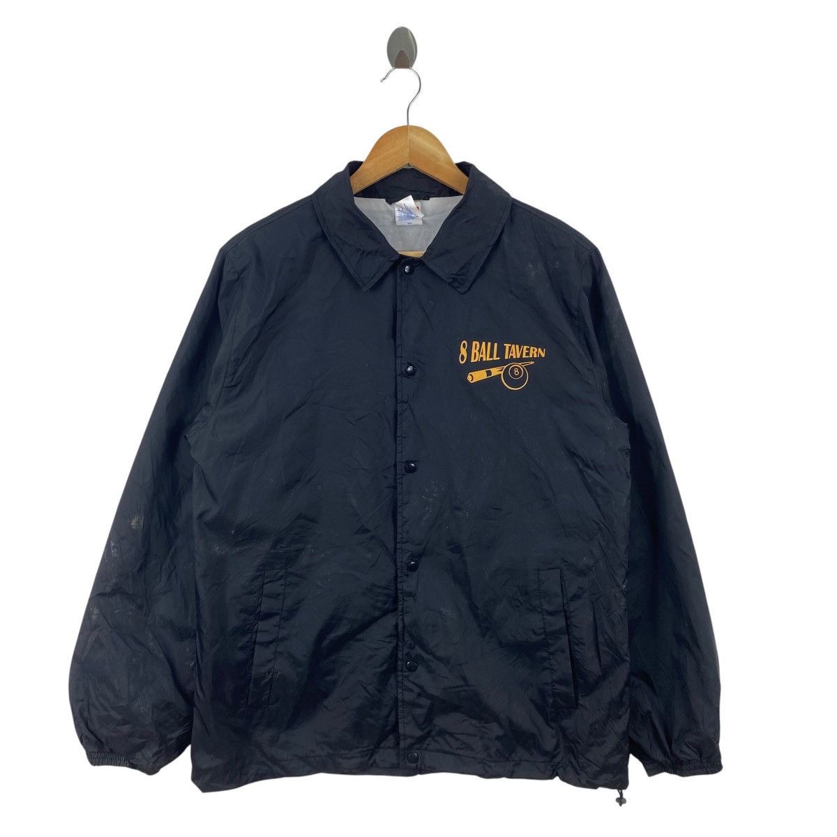 Vintage Vintage UNITED ATHLE 8 BALL Tavern Coach Jacket Snap Button Size US M / EU 48-50 / 2 - 3 Thumbnail
