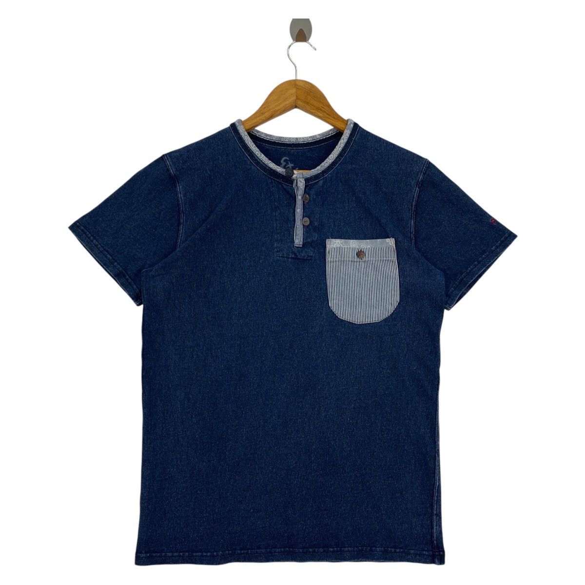 Eternal × Japanese Brand ETERNAL Indigo Blue jeans pocket tee Size US M / EU 48-50 / 2 - 1 Thumbnail