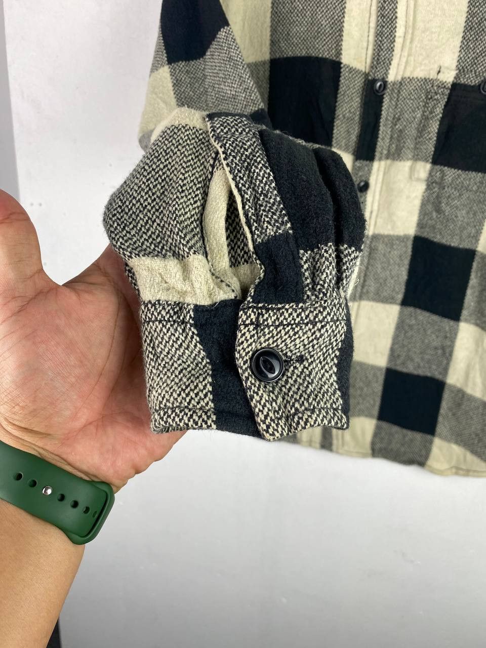 Flannel vintage checkered mac eye flannel shirt cat eye button Size US M / EU 48-50 / 2 - 4 Thumbnail