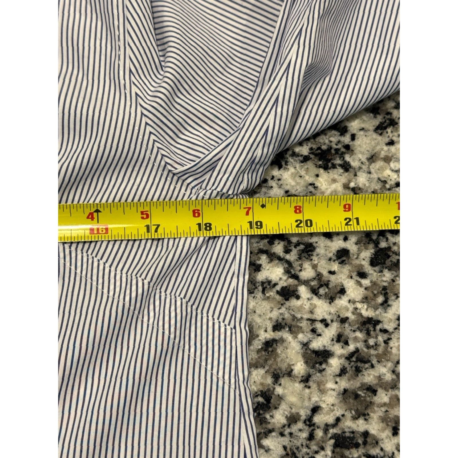 Alexander McQueen Alexander McQueen Button Down Shirt LS Big Collar Multicolor Blue Striped 46 US 12 Womens Size XL / US 12-14 / IT 48-50 - 4 Thumbnail