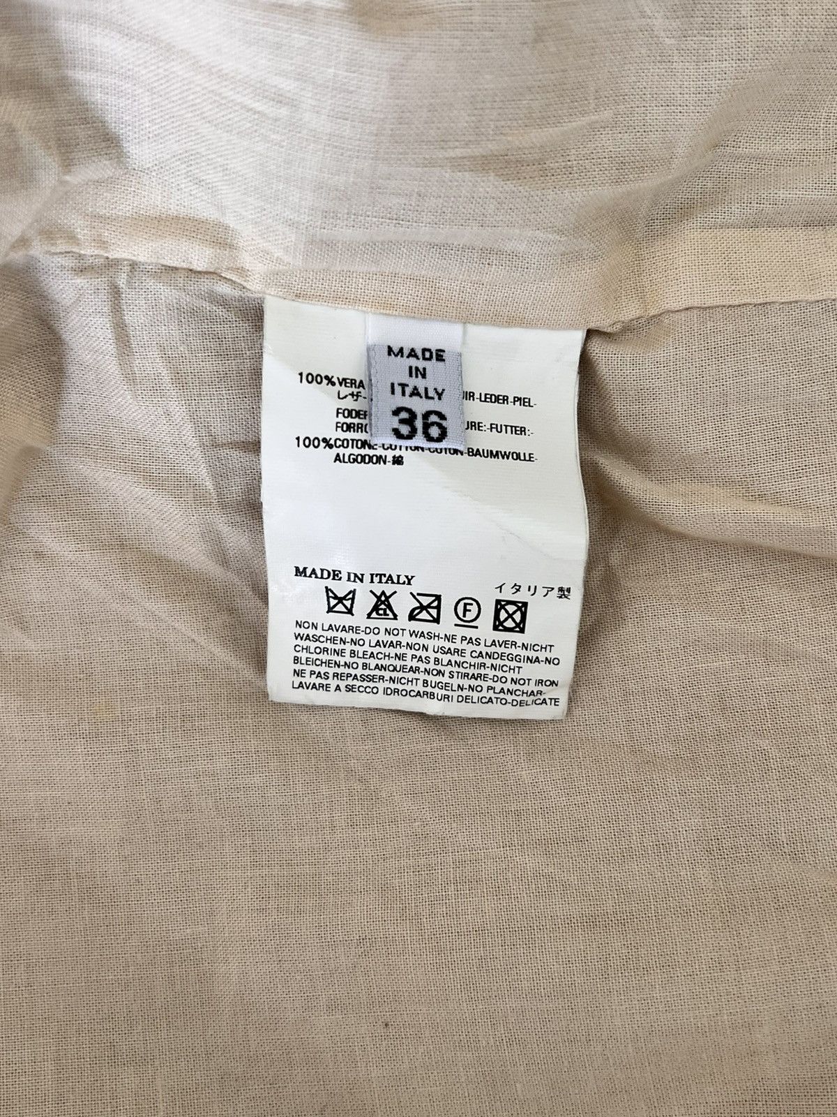 MM6 Maison Margiela Cropped Leather Jacket Size XS / US 0-2 / IT 36-38 - 8 Thumbnail