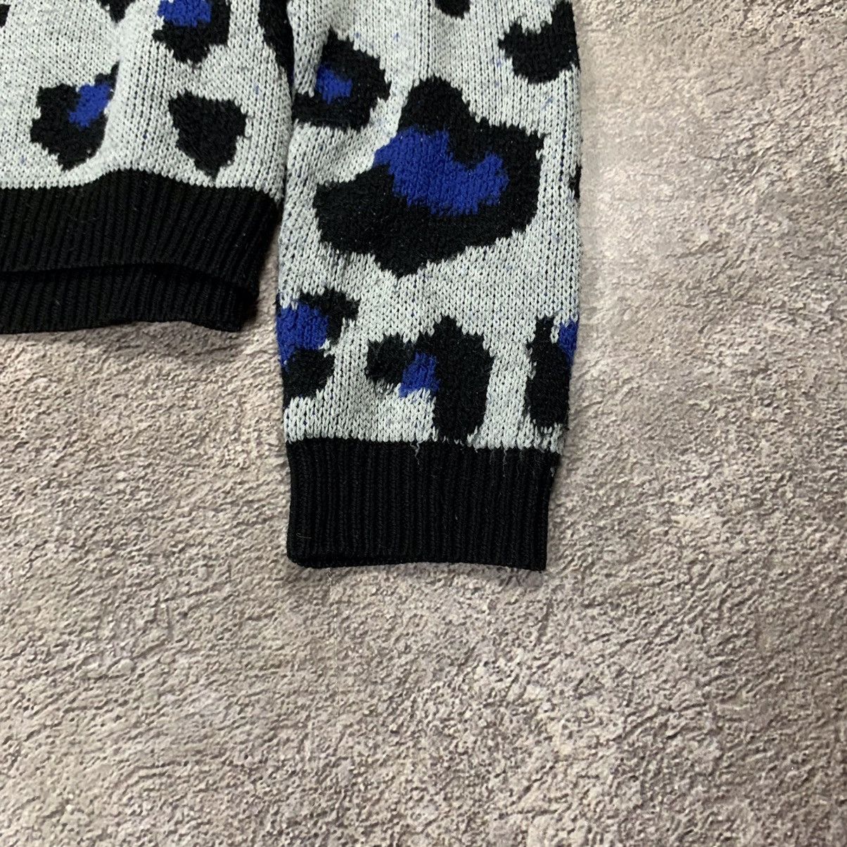 Vintage Vintage Y2K Leopard Print Crop Sweater Oversized Grunge M Size M / US 6-8 / IT 42-44 - 2 Thumbnail