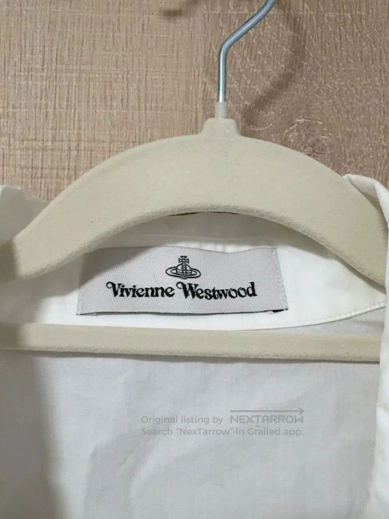 Vivienne Westwood Vivienne Westwood White Short Sleeve Shirt. Size US M / EU 48-50 / 2 - 4 Thumbnail