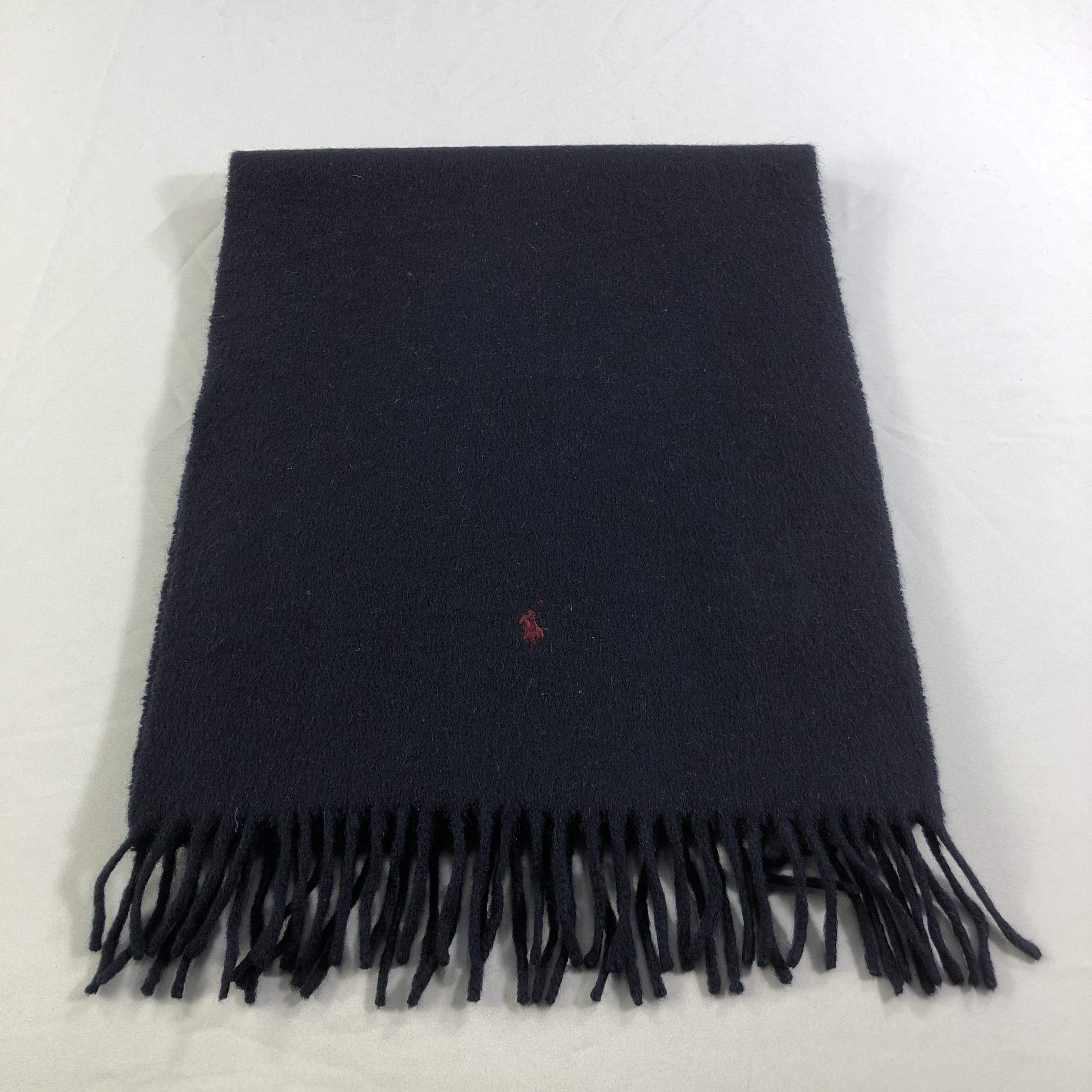 Polo Ralph Lauren Polo Ralph Lauren Plain Cashmere Scarf Muffler V1563 Size ONE SIZE - 2 Thumbnail
